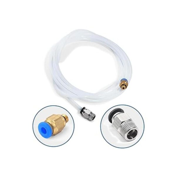 Zeelo Tubo de teflón 6.6 ft color blanco y blanco_3