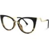 Zeelool Elegantes lentes de bloqueo de luz azul ojo de_2