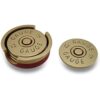 Juego de posavasos de 4 piezas de calibre 12 con base_1