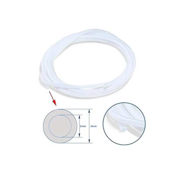 Zeelo Tubo de teflón 6.6 ft color blanco y blanco_2