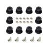 Zeberoxyz 10 pies de goma antivibración 10 tornillos M5_1