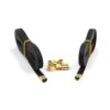 Zeberoxyz 10 hebillas de cobre conector de cable de_4
