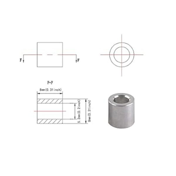 Zeberoxyz Kit de 13 piezas de impresora 3D POM con_4