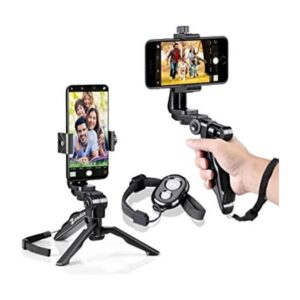 Zeadio Mini Smartphone trípode Grip estabilizador de