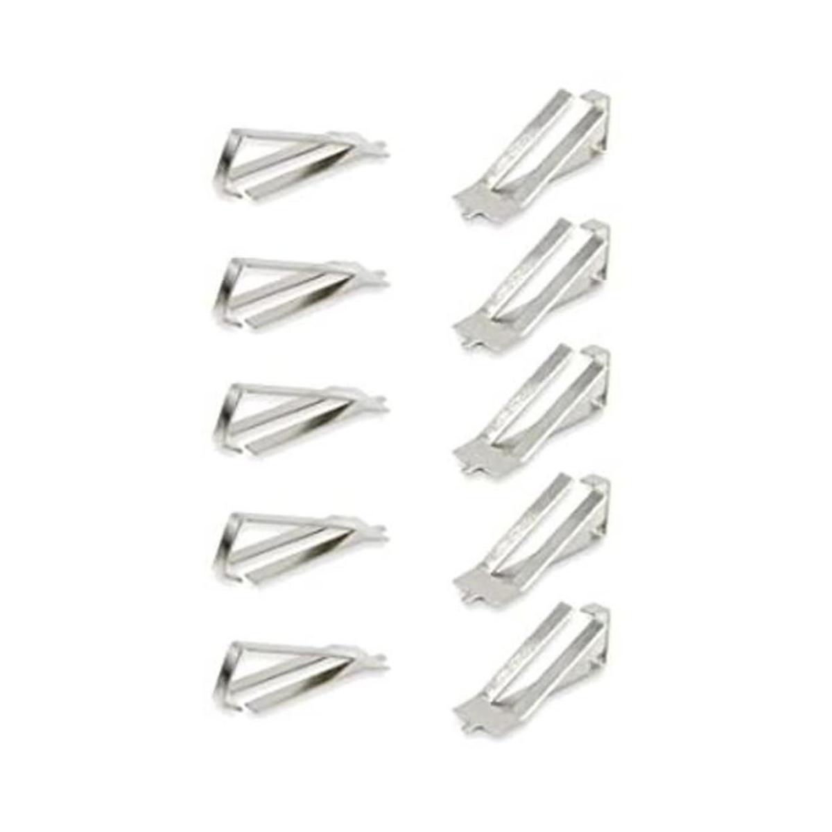 Zeberoxyz 10 clips de vidrio para cama de resorte pinzas