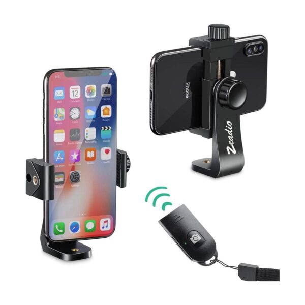 Zeadio Soporte de trípode para teléfono celular adaptador_1
