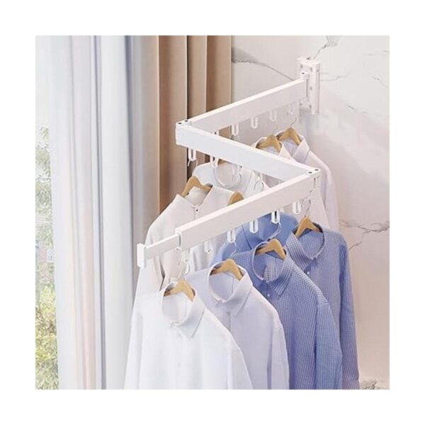 ZdwCyl Tendedero de secado de ropa soporte de pared para_6
