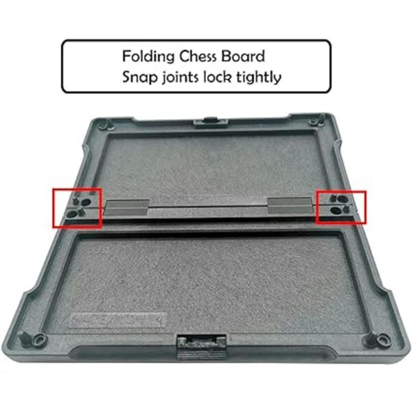 ZeJlo Mini Chess Set 6.5 Portable Folding Chess Board_3
