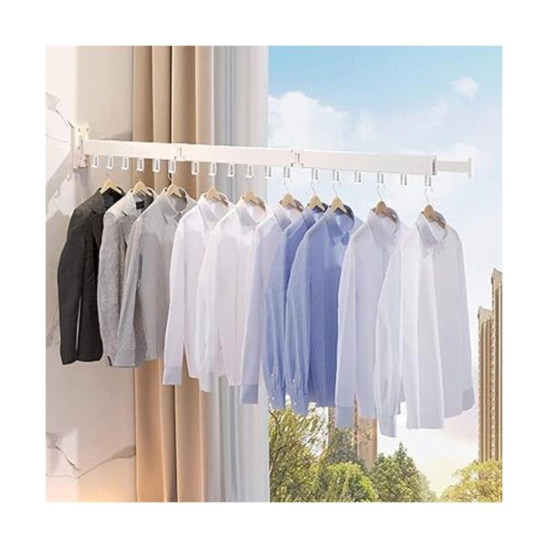 ZdwCyl Tendedero de secado de ropa soporte de pared para_5