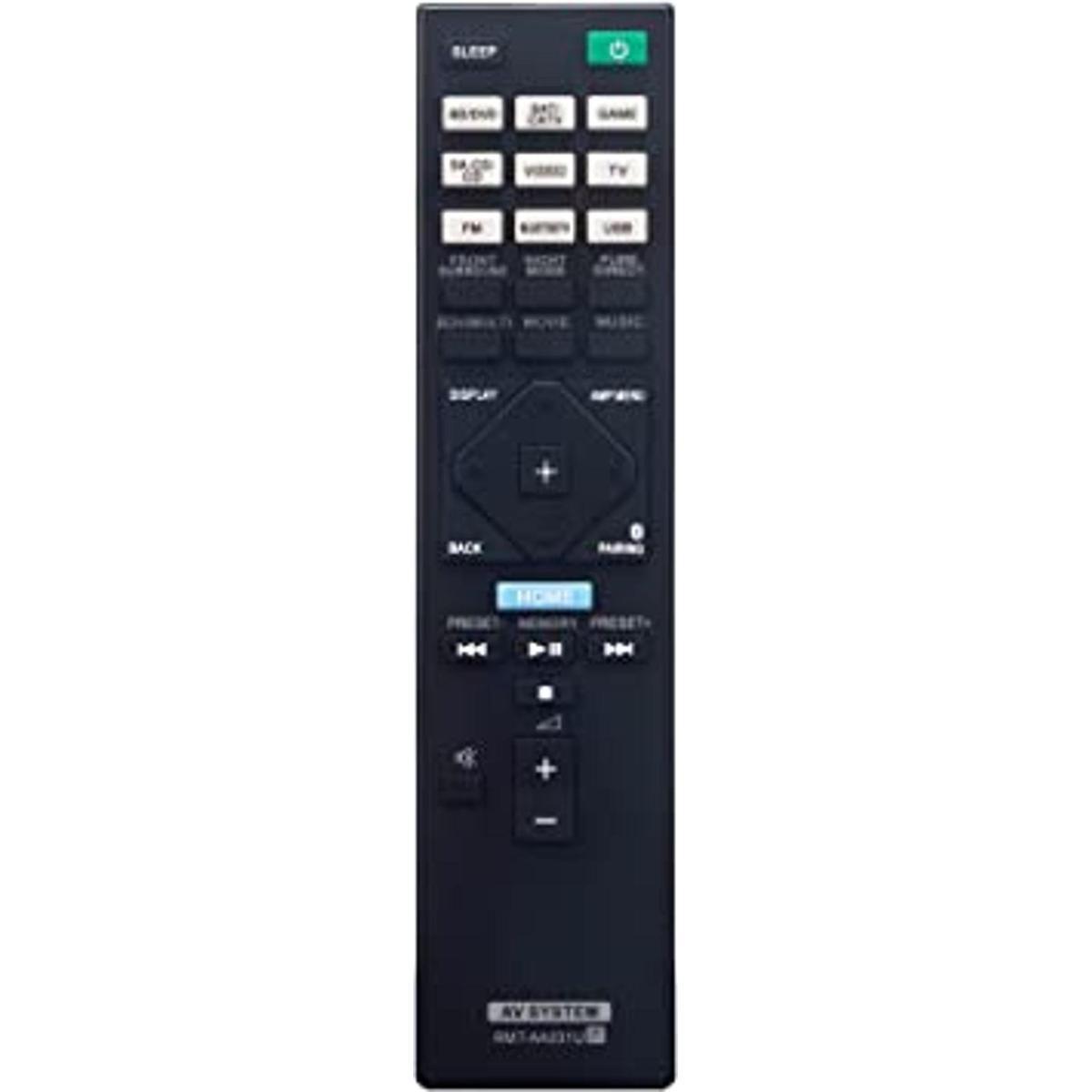 RMTAA231U Mando a distancia de repuesto para Sony 7.2