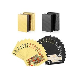 Zayvor 2 barajas cartas de póquer de papel de aluminio