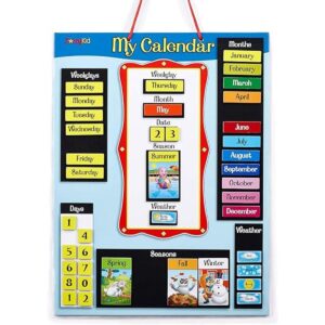 ZazzyKid Calendario magnético y conjunto de clima para_1