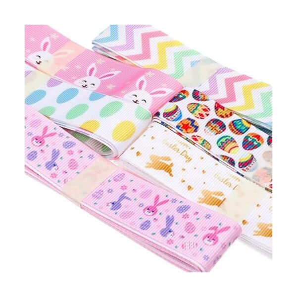 Zayvor 6 rollos de cintas de grogrén de Pascua de 12