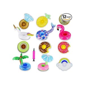 Zcaukya Paquete de 12 soportes inflables flotantes para_1