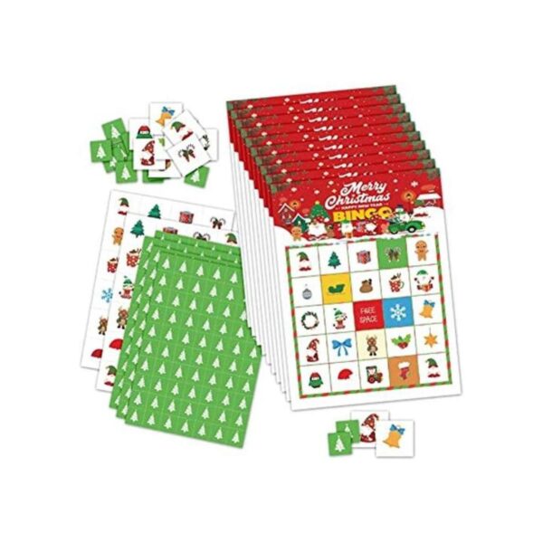 Juego de mesa de bingo fiestas de Navidad bingo de_1