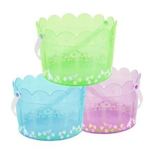 Zcaukya Juego de 3 cubos de Pascua para la caza de huevos