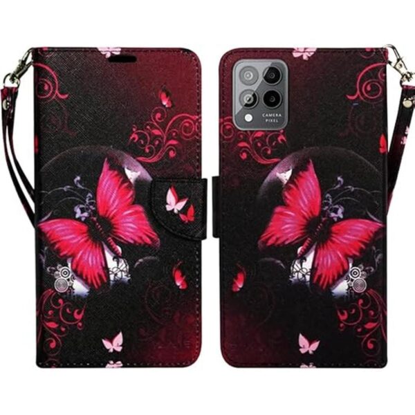 ZASE TMobile REVVL 6 PRO 5G Funda tipo cartera de piel_2