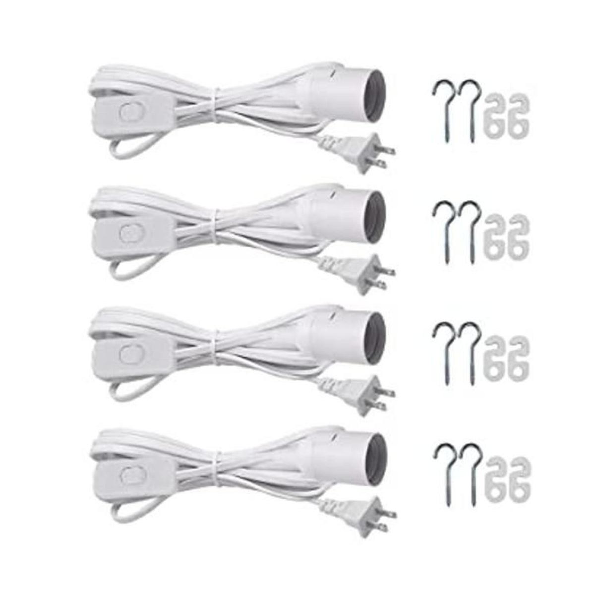 Enchufe de luz colgante con cable cable de extensión para