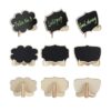 Mini letreros reutilizables de pizarra de 30 piezas en 3_5