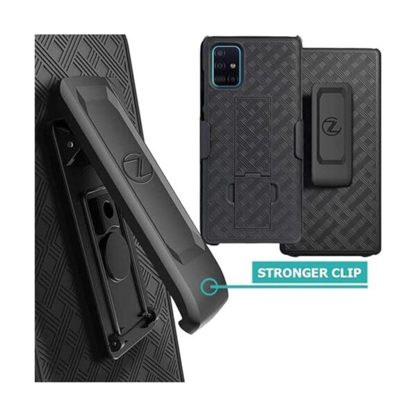 ZASE Funda para Samsung A51 con clip para cinturón para_3