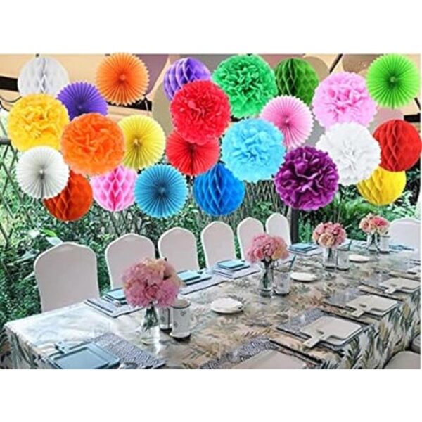 Juego de 24 colores para decoración de fiestas bolas de_5