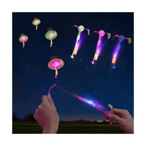 Juego de 50 helicópteros voladores de cohetes LED 25