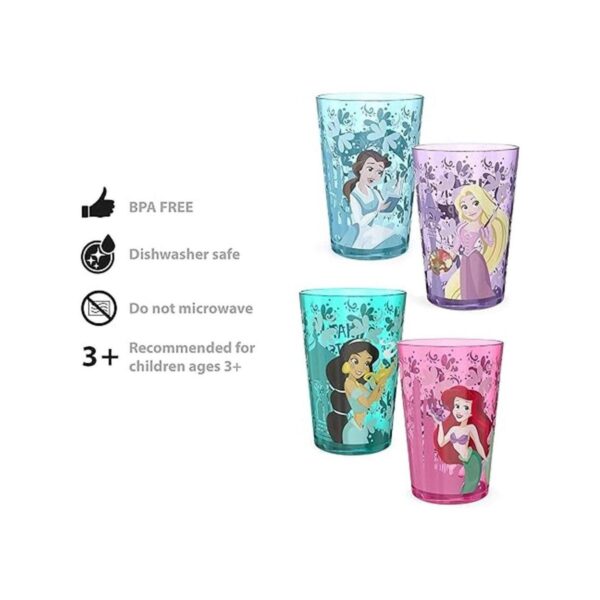 Zak Designs Juego de vasos de 14.5 onzas con diseño de