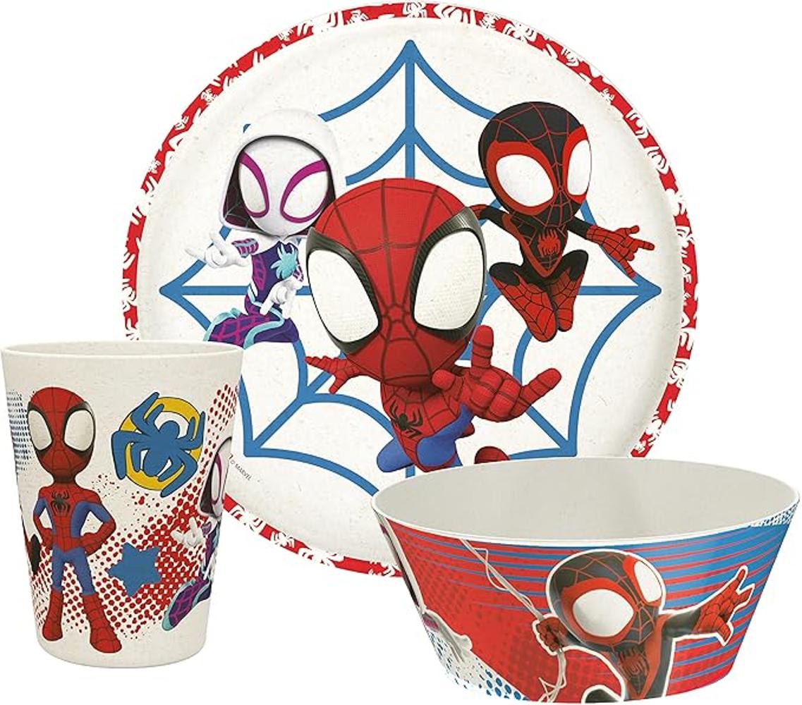 Zak Designs El juego de vajilla Marvel SpiderMan para
