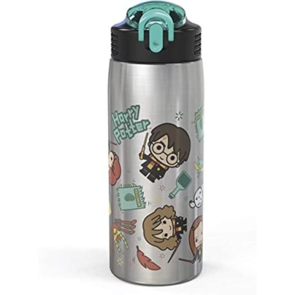 Zak Designs Harry Potter Botella de agua de acero_1