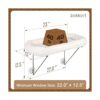 Zakkart Percha para ventana de gato para gatos de_3