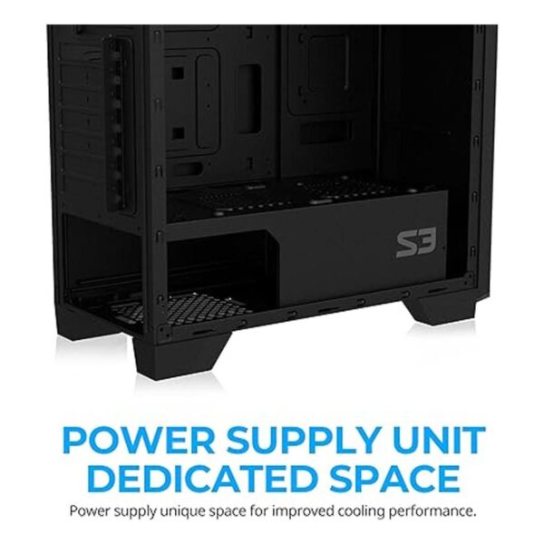 Zalman S3 ATX Carcasa de computadora de torre media para_4