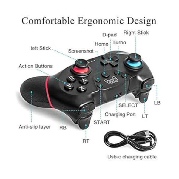 Switch Controller for Nintendo Wireless Pro Controller_3