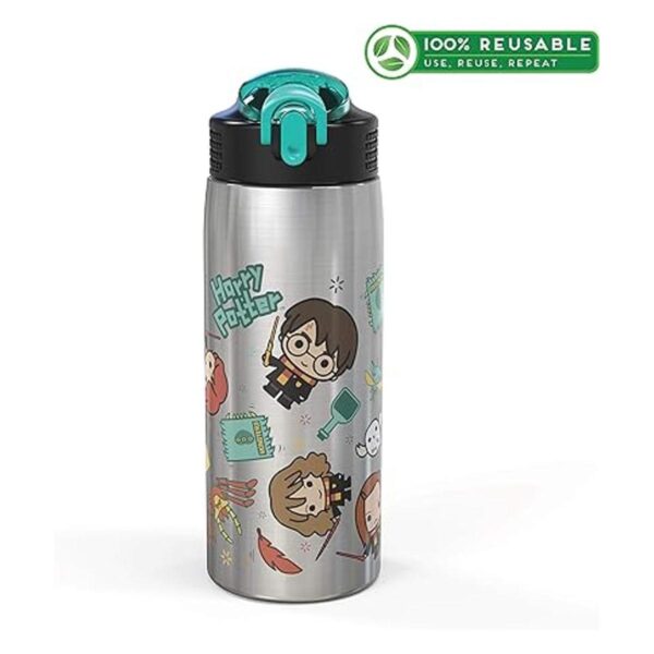 Zak Designs Harry Potter Botella de agua de acero_2