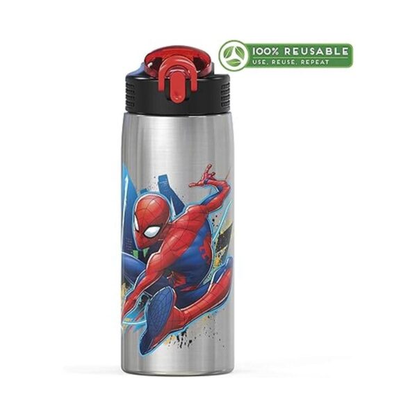 Zak Designs Botella de agua de acero inoxidable de 27