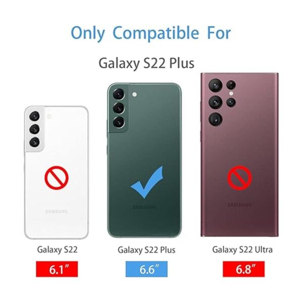 ZZXX Funda para Samsung Galaxy S22 Plus con ranura para_2
