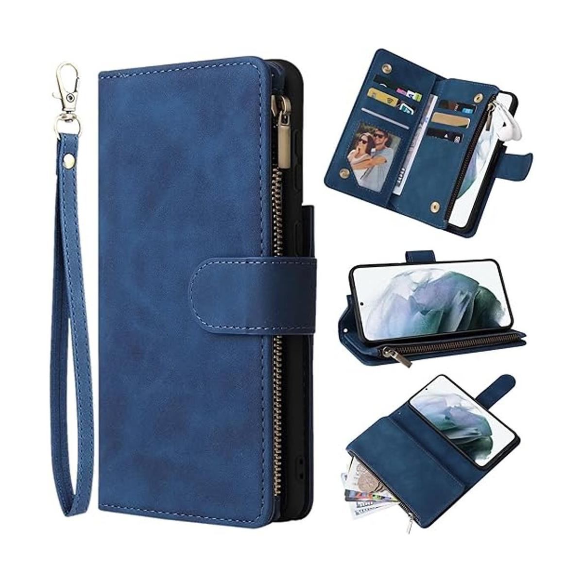 ZZXX Funda para Samsung Galaxy S22 con ranura para