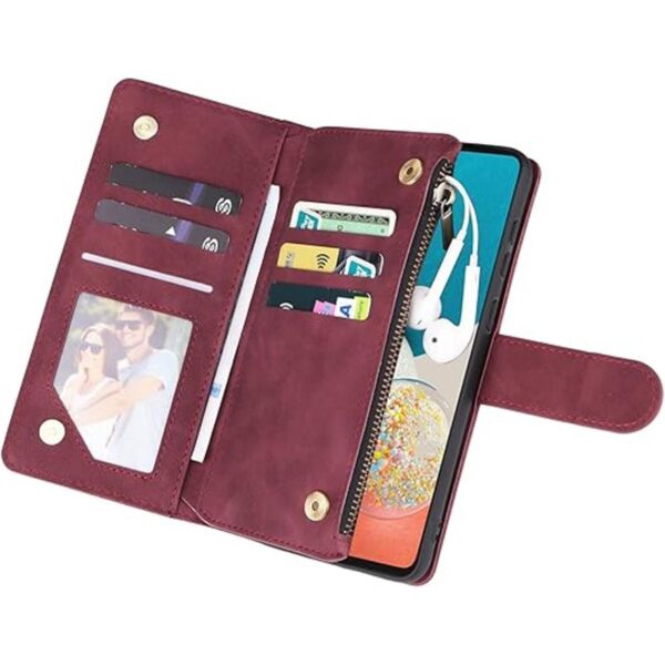 ZZXX Funda tipo cartera para Samsung Galaxy A53 5G con_5