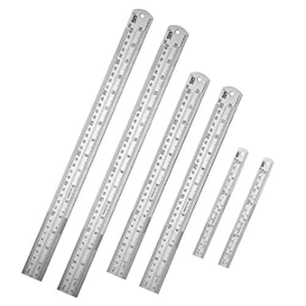 ZZTX Regla de metal de acero inoxidable herramienta de