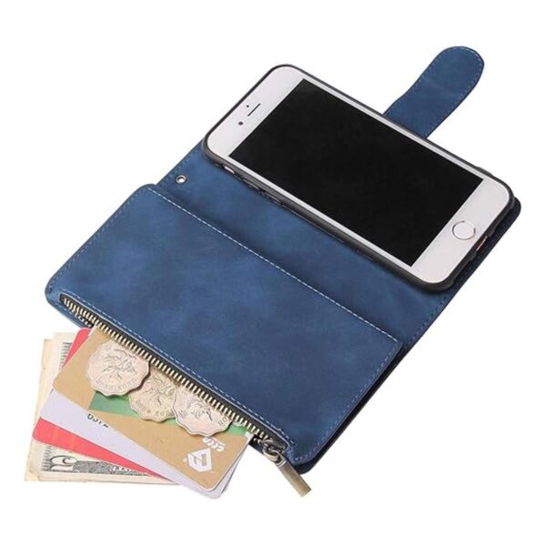 ZZXX Funda tipo cartera para iPhone SE 2022 2020iPhone_5