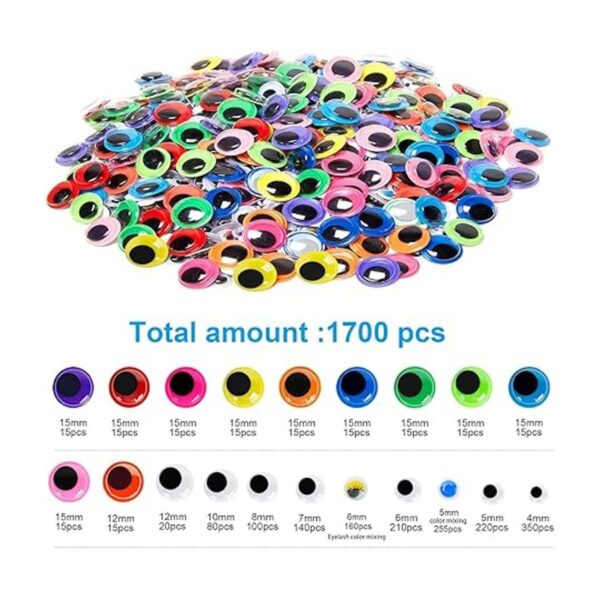 ZZYI 1700 piezas autoadhesivas con ojos para_2