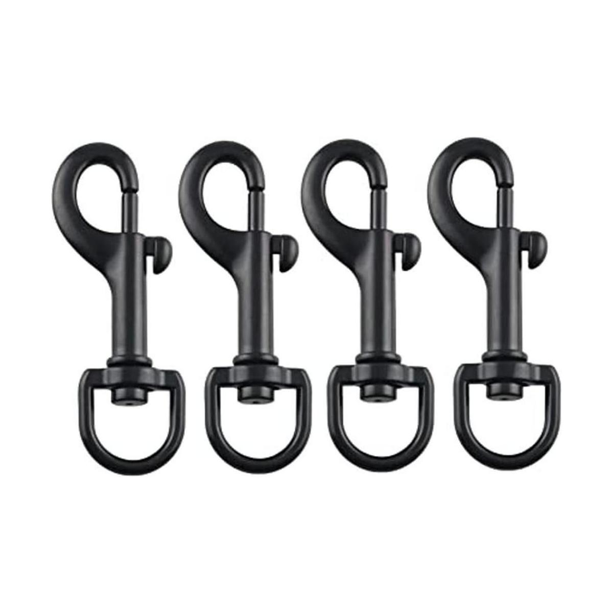 ZZLZX 4 clips de broche de bandera de acero inoxidable