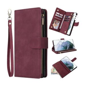 ZZXX Funda para Samsung Galaxy S22 Ultra con ranura para_1