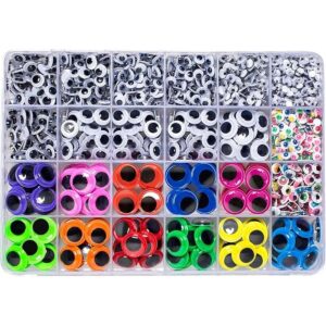 ZZYI 1700 piezas autoadhesivas con ojos para_1