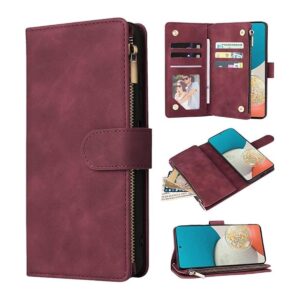ZZXX Funda tipo cartera para Samsung Galaxy A53 5G con_1