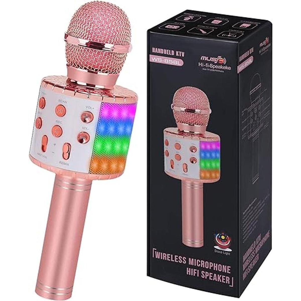 Micrófono de karaoke para niños y adultos; regalos de