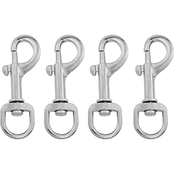 ZZLZX 4 ganchos giratorios de acero inoxidable para mástil_1