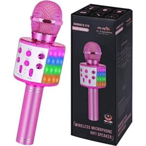 Micrófono de karaoke para niños y adultos; juguetes para_1