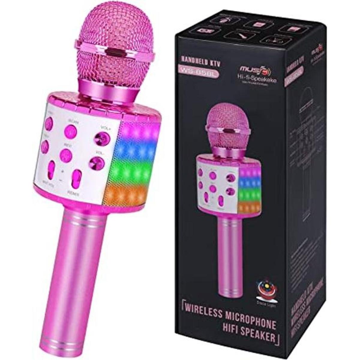 Micrófono de karaoke para niños y adultos; juguetes para