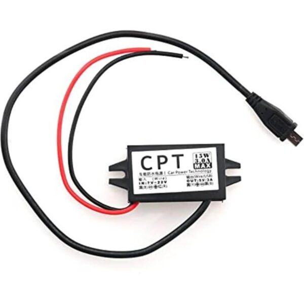 ZZHXSM 12 V a 5 V Micro USB adaptador de corriente_1