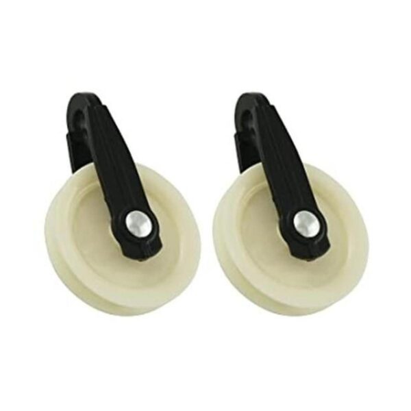 ZZLZX 2 poleas de nailon de 2 pulgadas polea de cuerda de_1